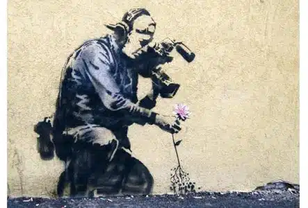 cameraman. Banksy