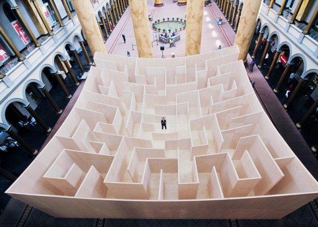 MAZE ROOM. BIG Bjarke Ingels Group. National Building Museum Washington.