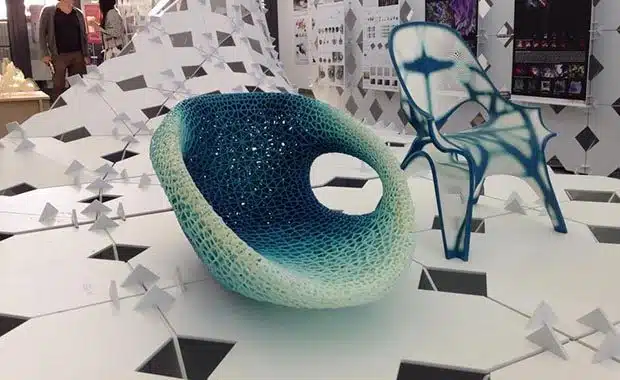 Sillas impresión 3D Conferencia Acadia. Los Ángeles, USA