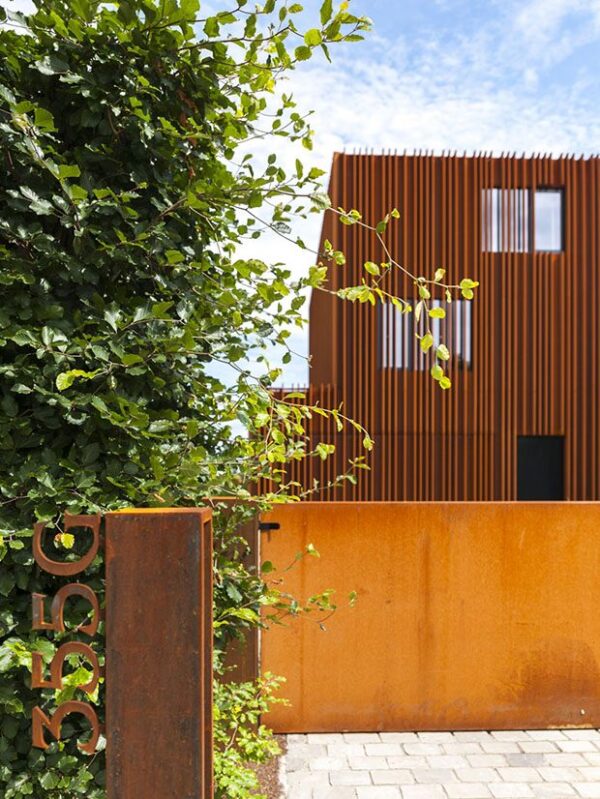 The Corten House. Acero corten para una vivienda unifamiliar
