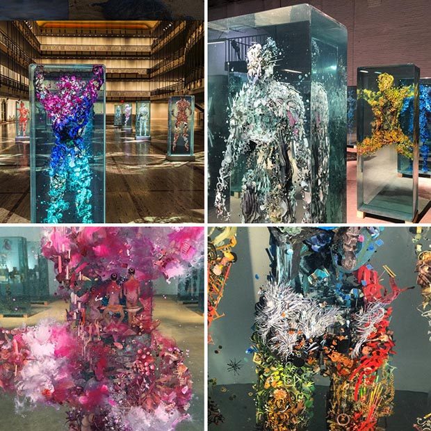 Psicogeografías de Dustin Yellin para el ballet de Nueva York