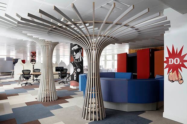 OFICINAS LÚDICAS El interiorismo como campaña de branding