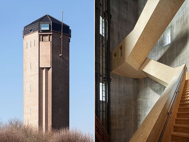 Intervención en la Dutch Water Tower de Zecc Architecten
