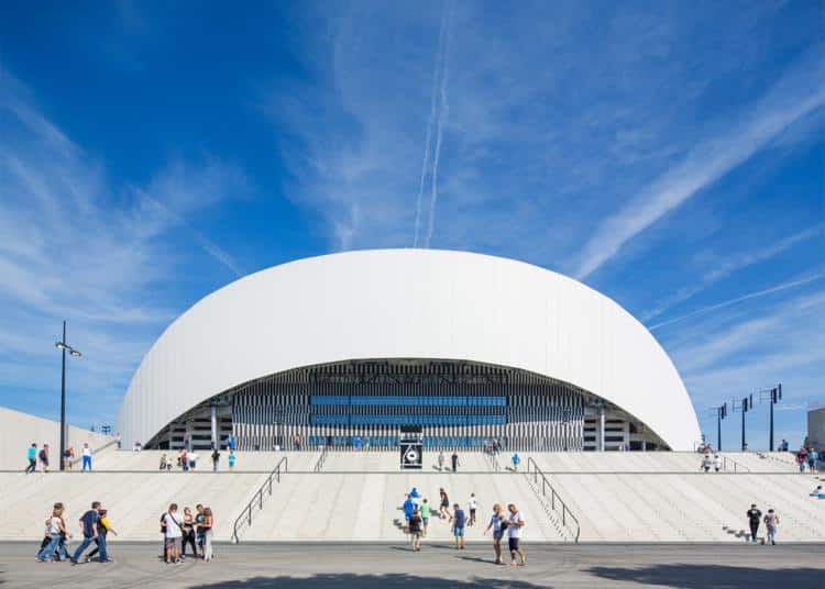 El revestimiento para el estadio del Marsella tiene forma orgánica
