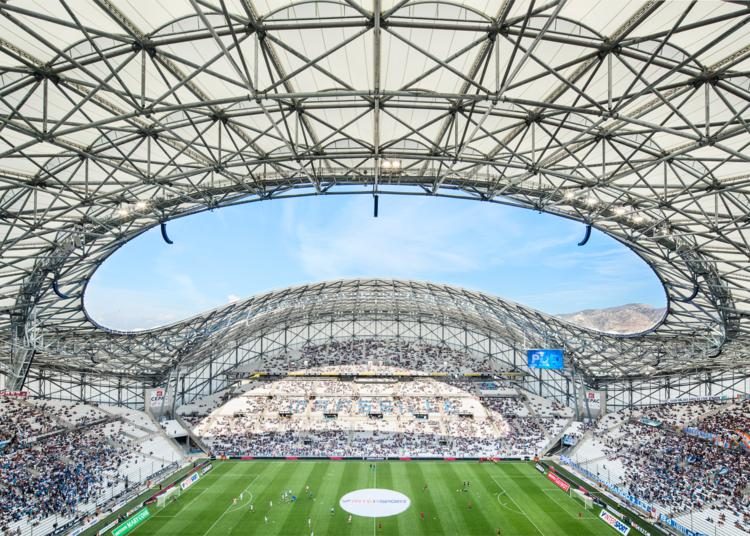 El revestimiento para el estadio del Marsella tiene forma orgánica