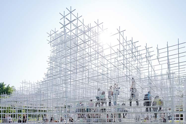 Serpentine Gallery Pavillion 2013. Sou Fujimoto
