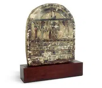 Estela funeraria de Sheni-Nefer Cultura egipcia Tercer periodo Intermedio, Dinastía XXII (945-715 a.C.)