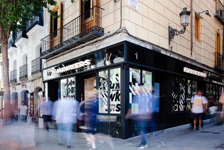 Hawkers Madrid. Light & Studio y Cul de Sac. 