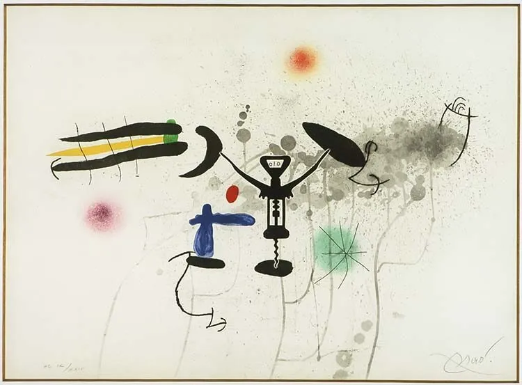 Le troubadour. Joan Miro. Vivanco