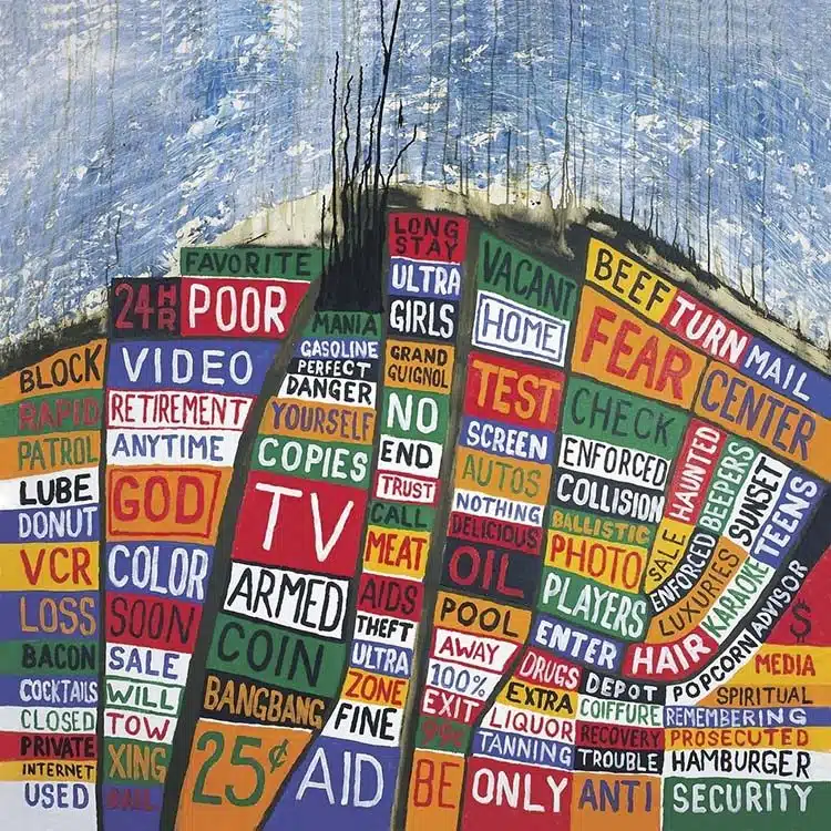 10 carátulas de Cd Radiohead Hail to the thief