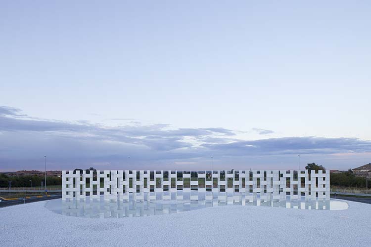 Kengo Kuma. Casalgrande Ceramic Cloud. 2010 . Casalgrande. Reggio Emilia. Italia