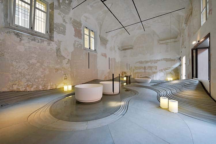 Kengo Kuma. Stonescape. 2012. Bolonia. Italia Foto: Giovanni DiSandre