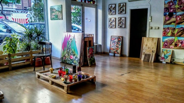 Artbanchel. Arteaga Usted Estudio de Alberto Acinas.