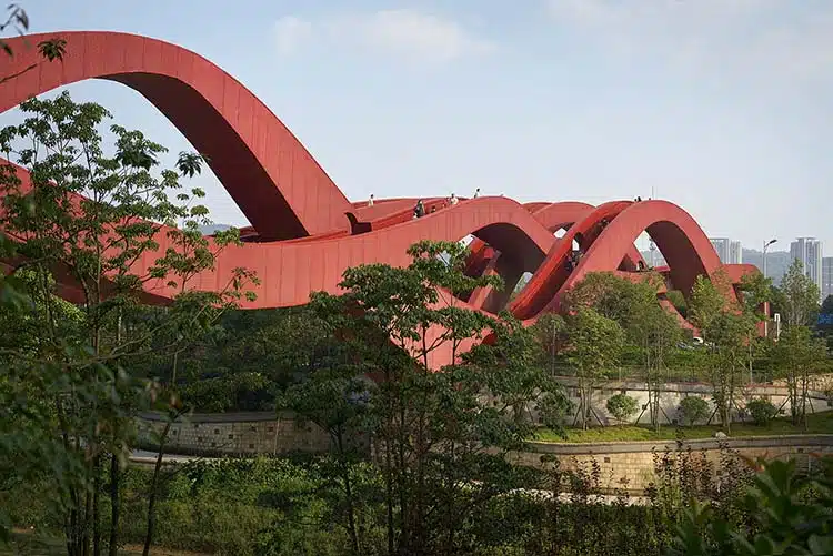 The Lucky Knot Bridge. NEXT Architects. Changsha. China