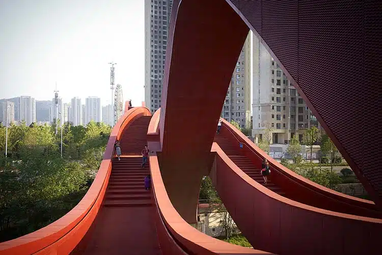 The Lucky Knot Bridge. NEXT Architects. Changsha. China