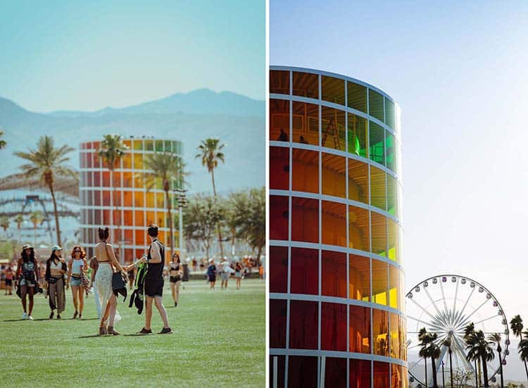 Newsubstance en Coachella con la arquitectura de Spectra
