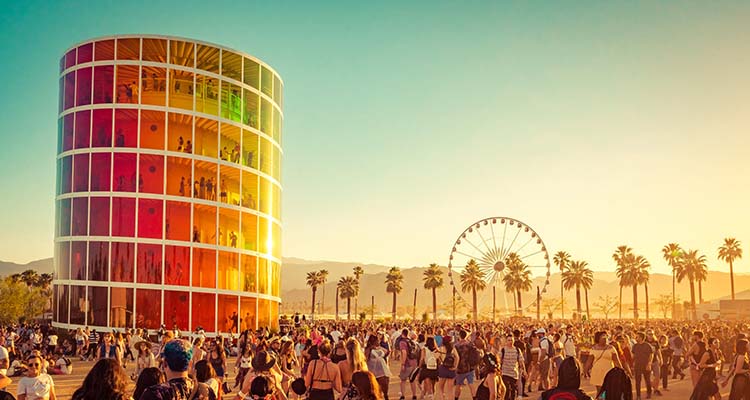 Newsubstance en Coachella con la arquitectura de Spectra