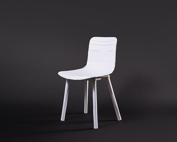 Nick Rennie. 26 Original Fakes. Silla Hal de Jasper Morrison