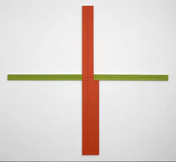 Minimalismo. Fundación Helga de Alvear. Red/Green + Within + Painting. Robert Mangold. 1982