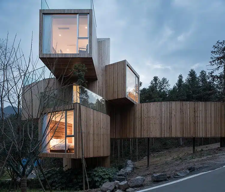 Arquitectura de madera de Bengo Studio