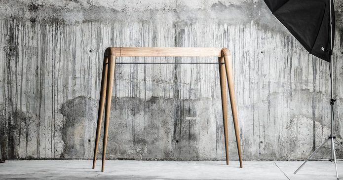 Perchero Naked Rack. QoWood. Diseño de muebles de madera