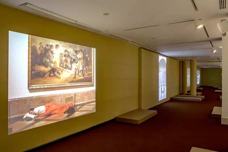 Eugenio Ampudia en la sala Alcalá 31. Madrid