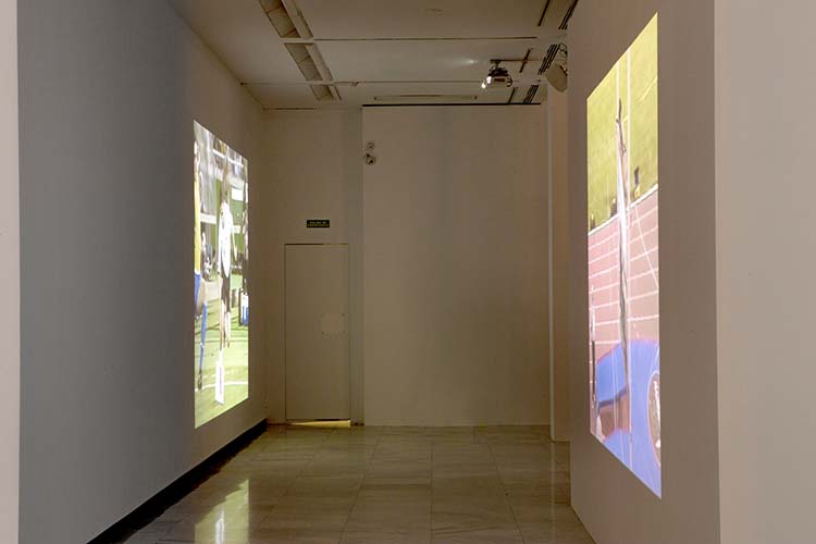 Eugenio Ampudia en la sala Alcalá 31. Madrid