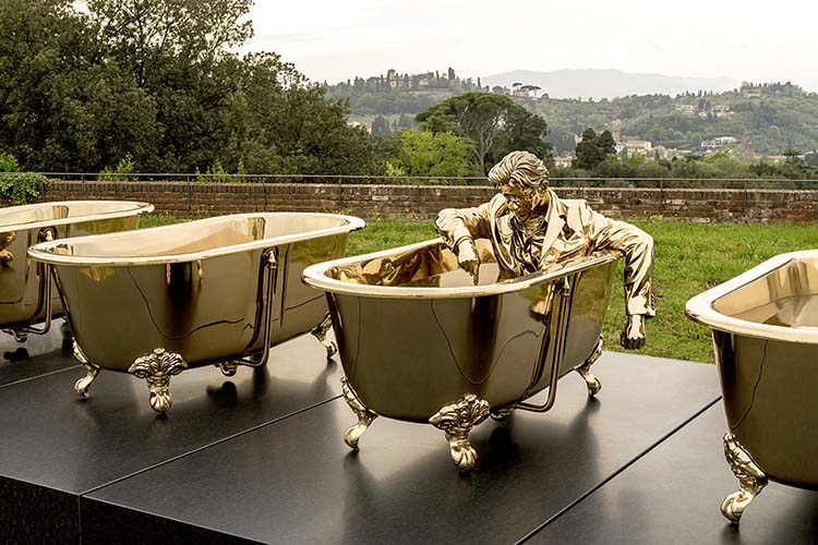 De Man Die Op Het Water Scarijft. Jan Fabre. Troubleyn. Artista interdisciplinar