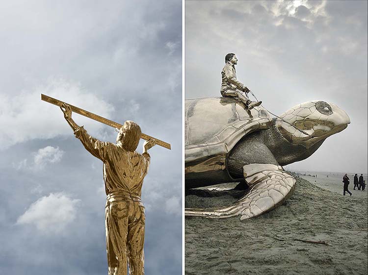 The man who measures the clouds. Searching for Utopia. Jan Fabre. Troubleyn. Artista interdisciplinar