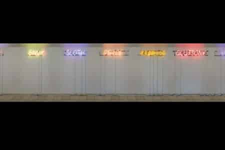 Siete virtudes y siete vicios. Bruce Nauman. Kunstmuseum Basel