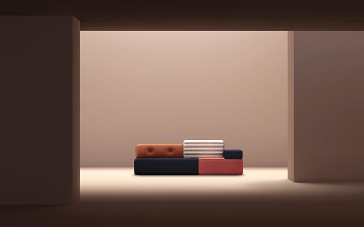 Combo Sofa. Frank Chou Design Studio. Rising Talent Awards China. Maison&Objet 2019