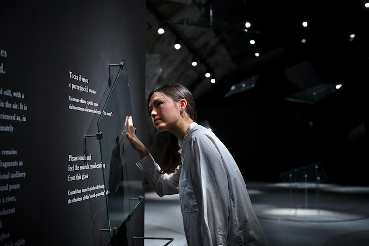 Instalación efímera Soundscape Mandai Architects