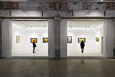 Zi Bo The Great Wall Museum of Fine Art. Estudio de arquitectura chino Archstudio. Interiores de madera