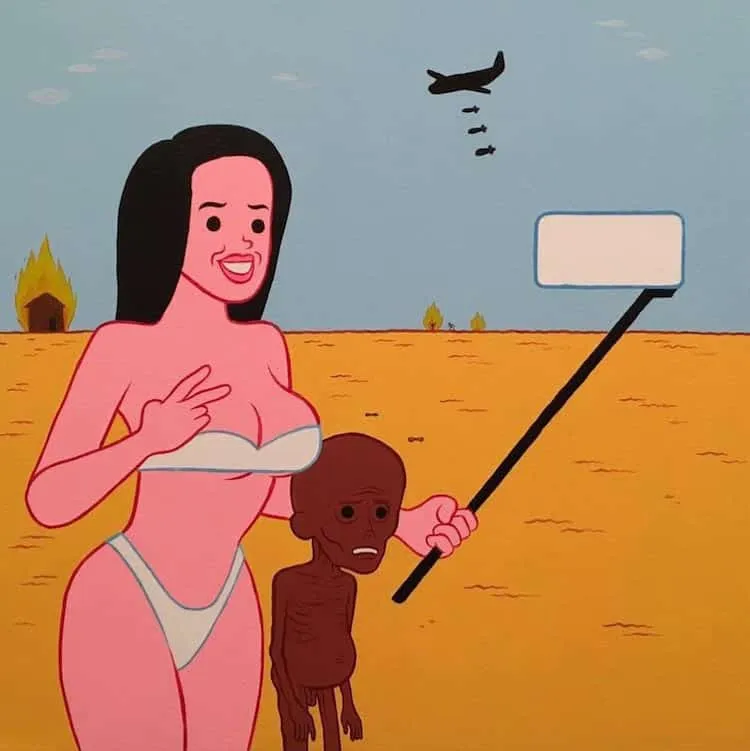 La ilustración satírica de Joan Cornellà