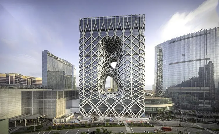 Hotel Morpheus Macao.  Zaha Hadid Architects