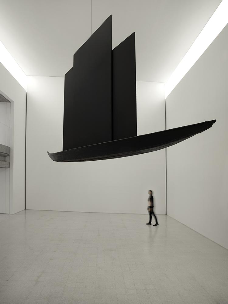 Caspar David Friedrich. Claudio Parmiggiani. Galería de arte italiana