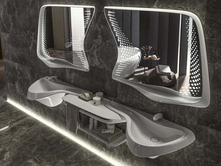 Vitae Collection. Zaha Hadid para Noken de Porcelanosa