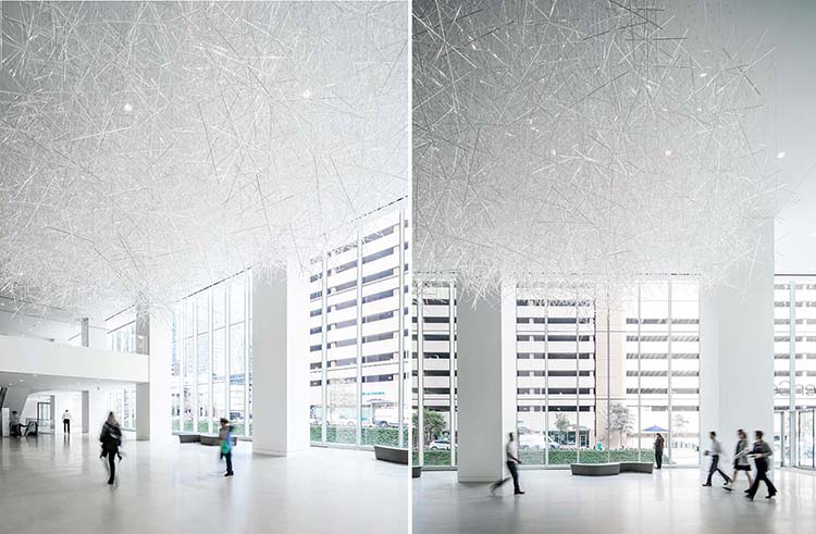 Prismatic Cloud. Escultura de luz
