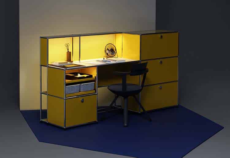 Mueble modular con luz