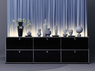 Mueble modular con luz