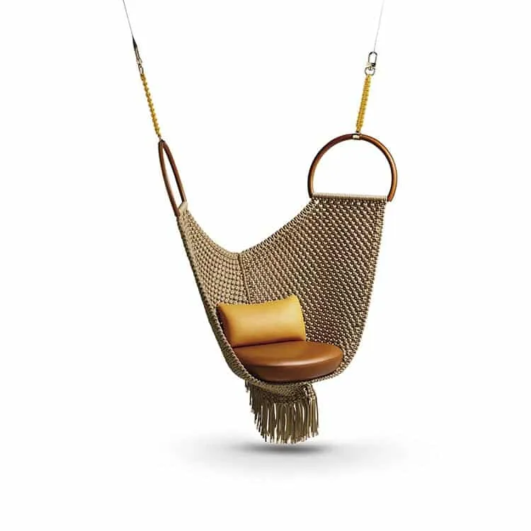 Swing Chair. Objets Nomades. Louis Vuitton. Patricia Urquiola. Diseñadora española