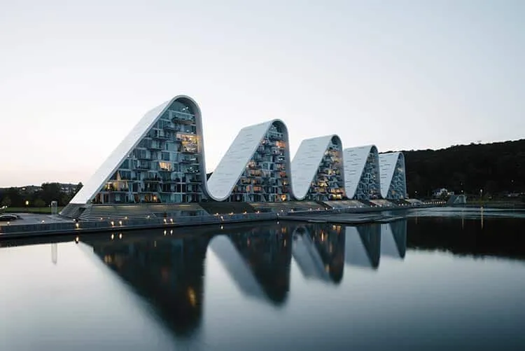 The Wave. Vejle. Henning Larsen. Premio Europeo de Arquitectura