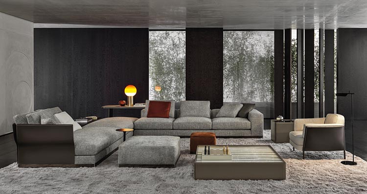 Sofá West de Rodolfo Dordoni para Minotti - ROOM Diseño
