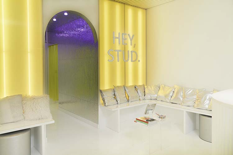 Interiorismo de joyería Studs. Nueva York.