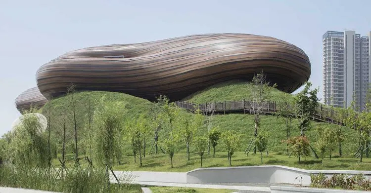 Liyang Museum. CROX. Arquitectura oriental
