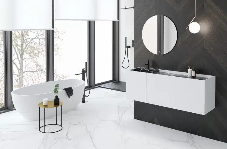 Mueble de baño ROMA de NUOVVO®, con modelo de lavabo ATHOS1