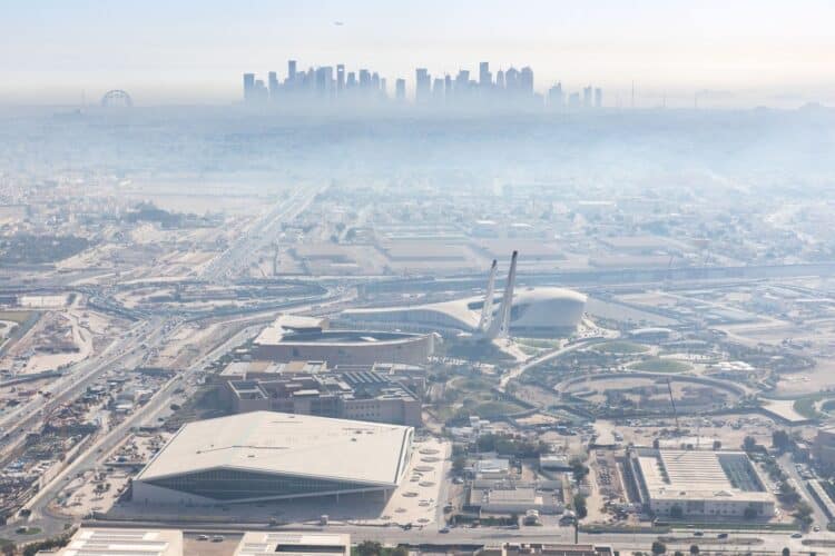 Qatar National Library. OMA 2018. Foto: Iwan Baan. fotografía de arquitectura