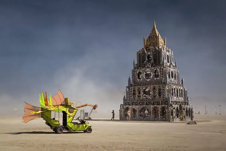 Totem of Confessions. Michael Garlington. Burning Man 2015