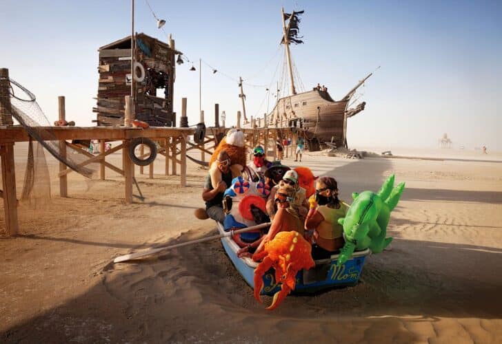 Fotos: NK Guy. Taschen. Del libro Art of Burning Man