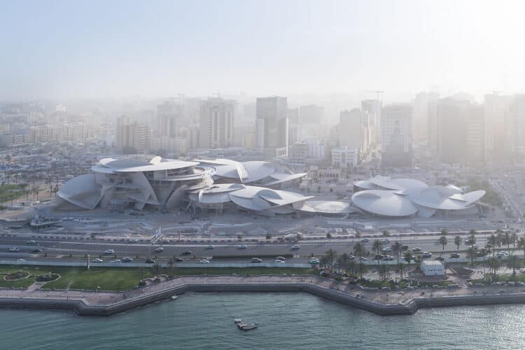 National Museum of Qatar NMoQ. Jean Nouvel. Foto: Iwan Baan. fotografía de arquitectura